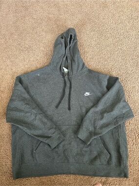 Nike Men's Size XXL Dark Gray Pullover Hoodie